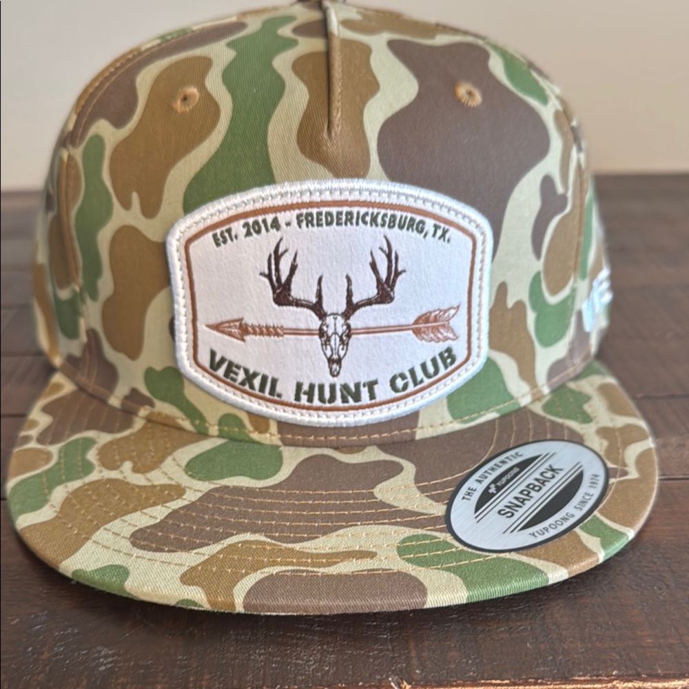 Vexil Hunt Club Camo Snapback Hat Cap